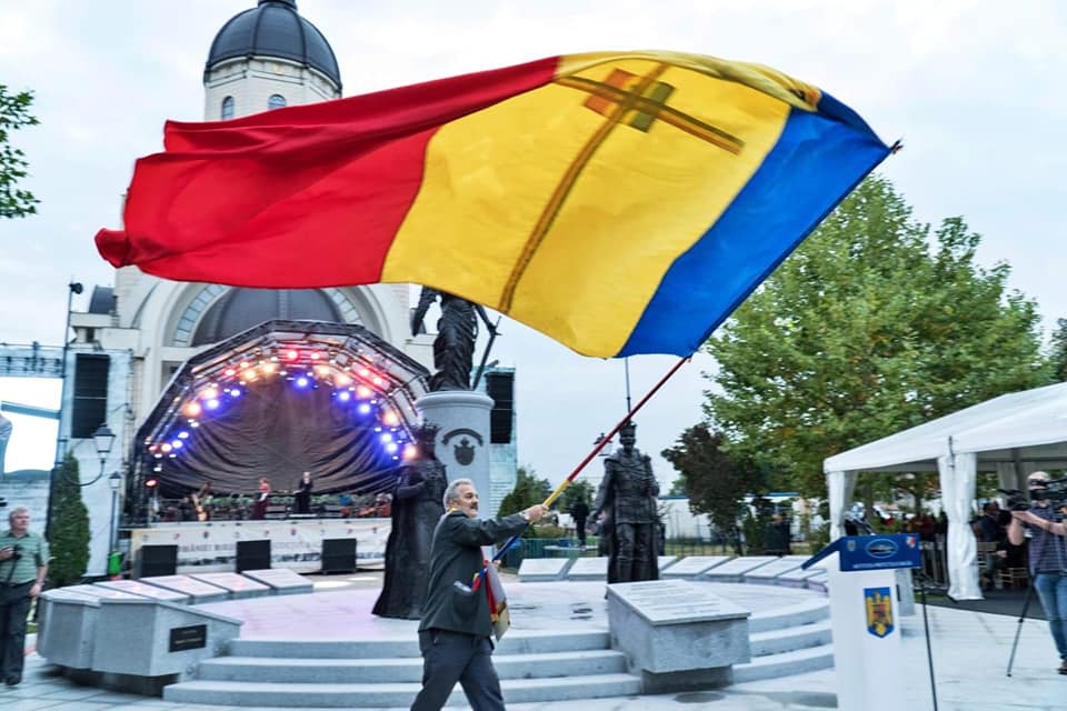 Inaugurarea Monumentului „România Biruitoare”